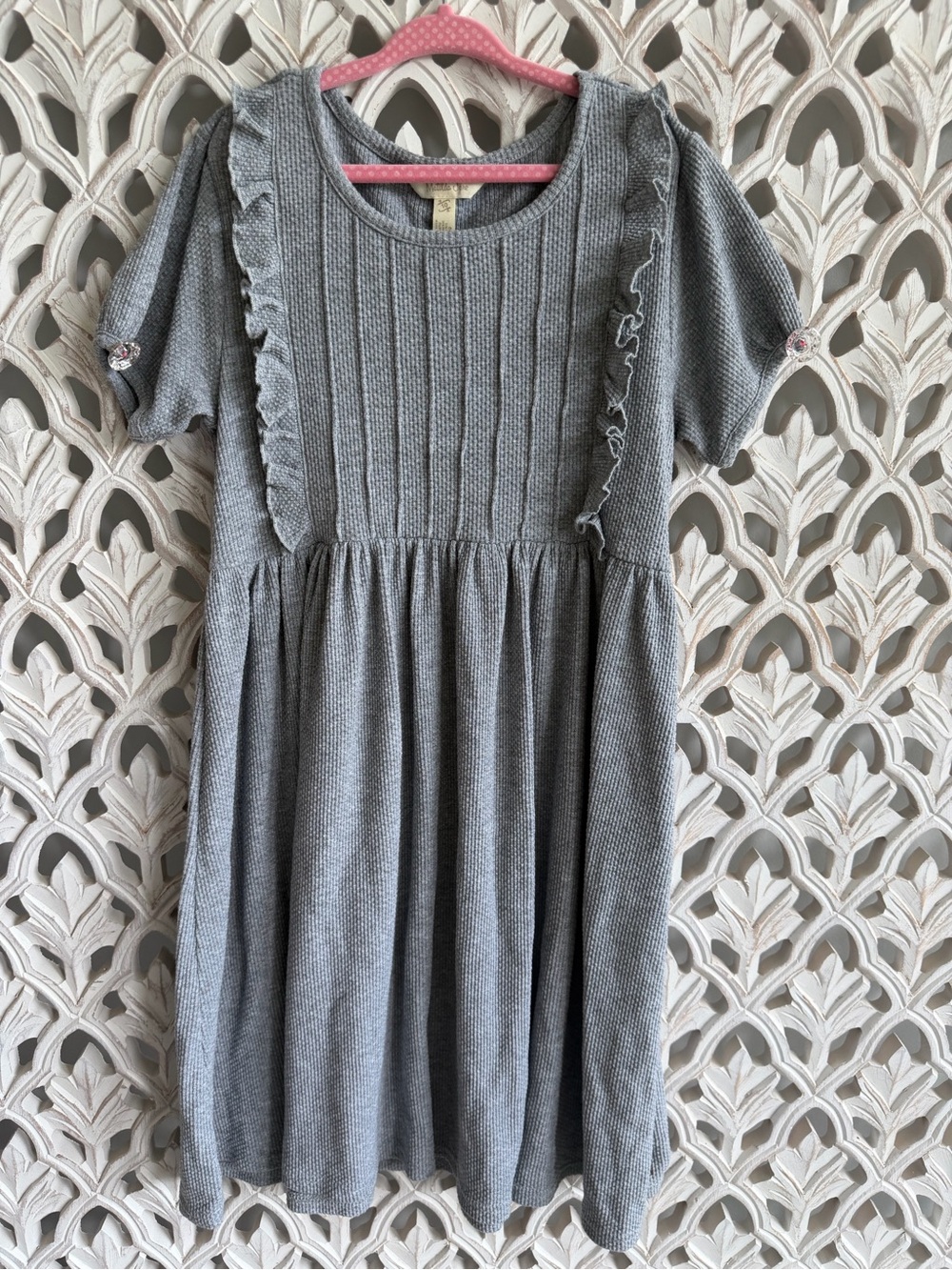Matilda Jane Gray Textured Dress, size 10